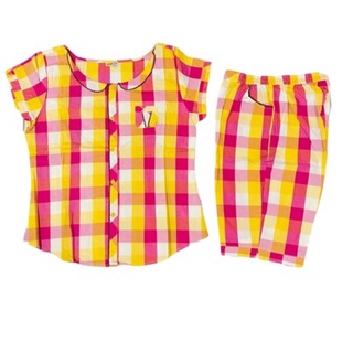 Bộ mặc nhà gia hồi quần lửng kate xxl
