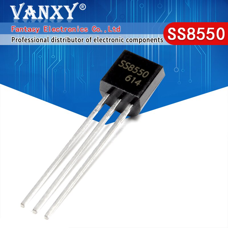 Bộ 100 linh kiện bán dẫn mới SS8550 TO-92 8550 TO92