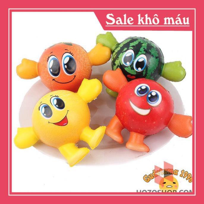 Squishy người trái cây tròn-kèm ảnh thật - có bao bì