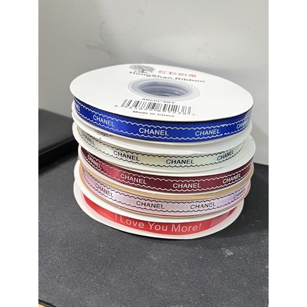 Ruy băng Chanel 1cm cuộn ~40Yard