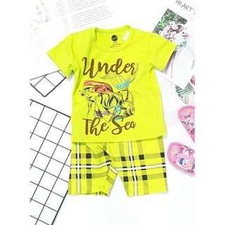 SÉT BỘ THUN BÉ GÁI UNDER SEA