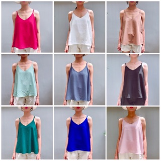 ÁO HAI DÂY CỔ TIM ( nhiều màu )