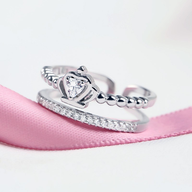 Nhẫn bạc Little Princess