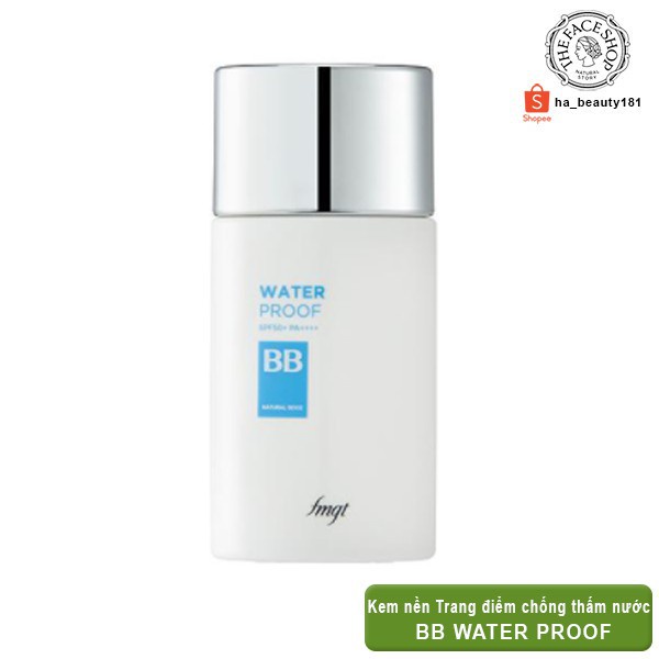 Kem nền che khuyết điểm trang điểm đa năng lâu trôi chống nắng SPF50+PA+++ WaterProof BB The Face Shop 50ml