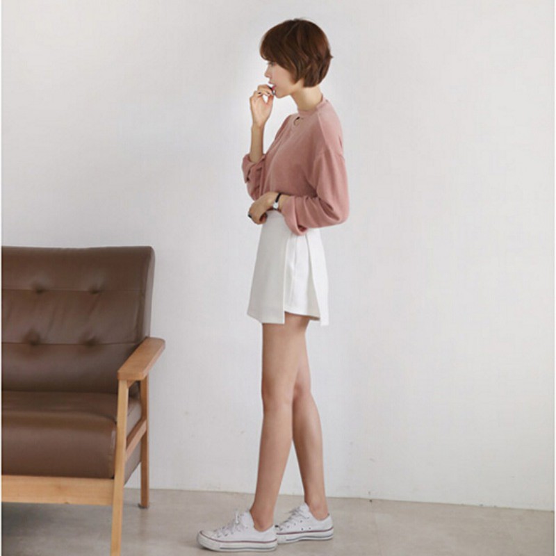 Chân váy ngắn lưng cao quyến rũ cho nữ | BigBuy360 - bigbuy360.vn