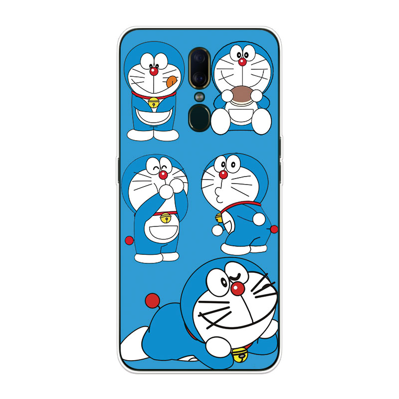 Ốp Lưng Oppo F7 F9 F11 Pro TPU mềm Case Doraemon