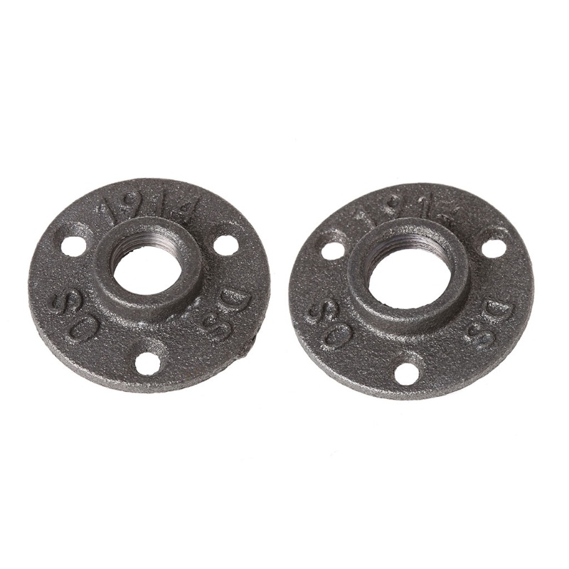 Giá Đỡ Ống Nước 3 / 4 &quot;Bằng Sắt Màu Đen Gắn Tường Tiện Dụng