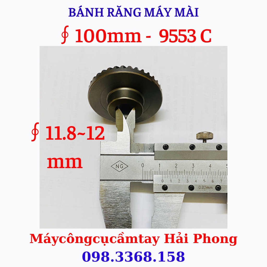 BÁNH RĂNG MÁY MÀI TRUNG QUỐC ∮100 -  9553C  / NHÔNG máy mài TQ ∮100 - 9553C