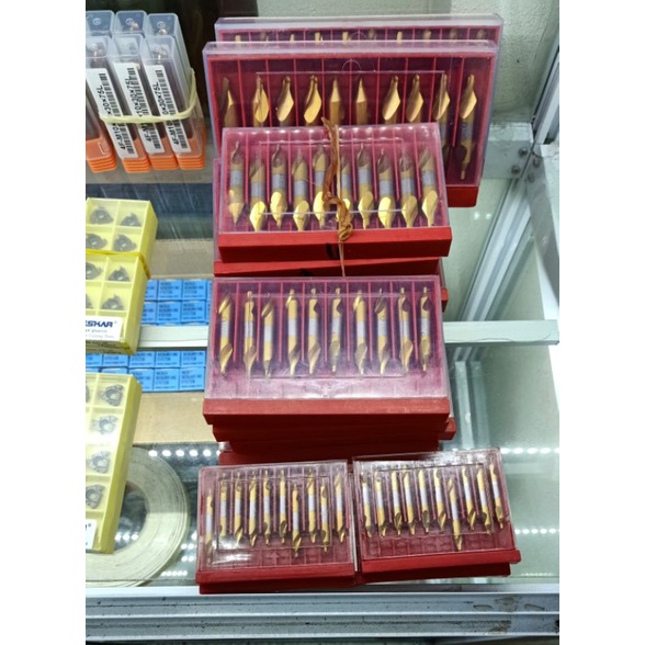 Mũi khoan tâm 2 đầu phủ TiN.