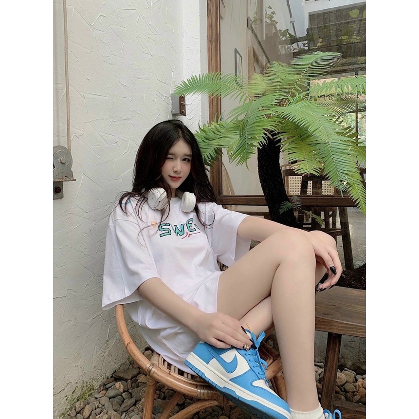 Áo thun nam nữ tay lỡ form rộng unisex SWE 90's Tee đơn giản dễ phối đồ chất vải mịn dày dặn Lyn Fashion