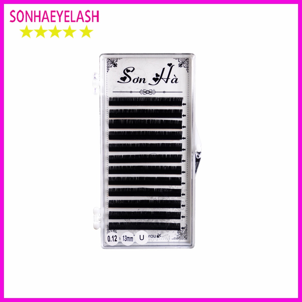 Mi khay độ cong U,chất silk Hàn, mềm dễ bắt keo, dùng để nối volume, classic, Sơn Hà eyelash chuyên sỉ lẻ dụng cụ mi