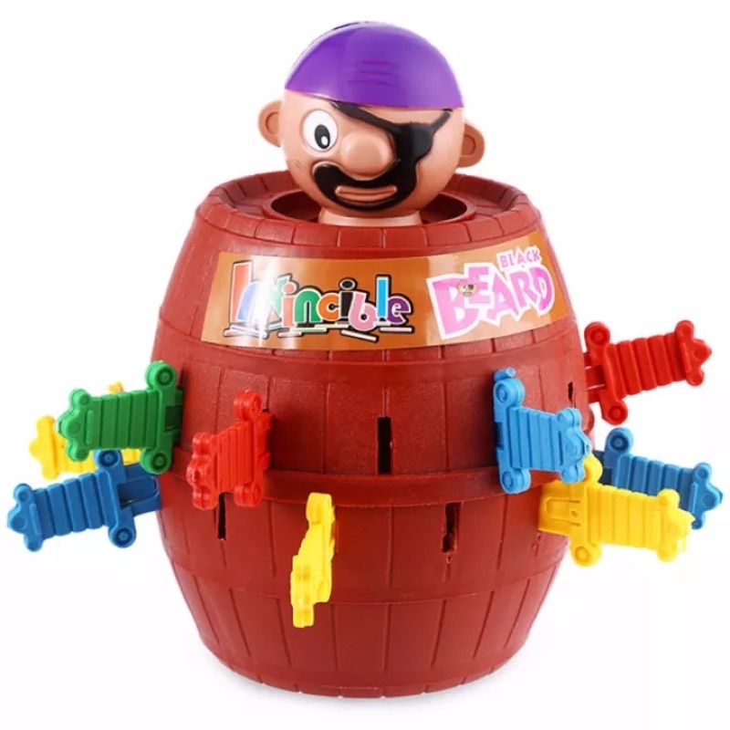 Đồ Chơi Hải Tặc Thùng Cướp Biển Mini Vui Nhộn Cho Bé