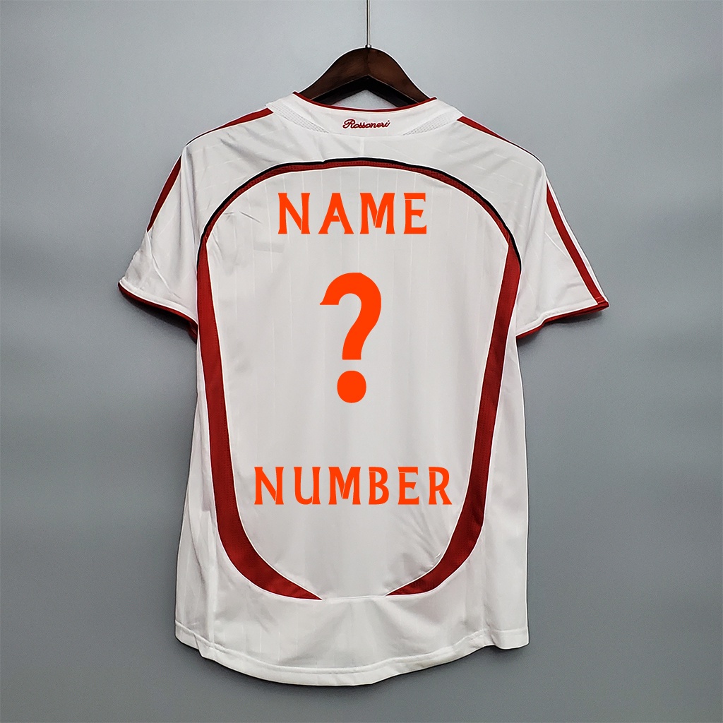 Ac Milan 2006-07 Áo Đấu Sân Khách Cổ Điển S-XXL * Còn Hàng *