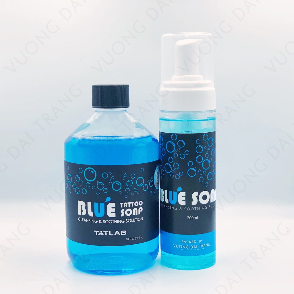 Blue Soap Lau Mực Trong Phun Xăm Pha Sẵn 200ml/Chai