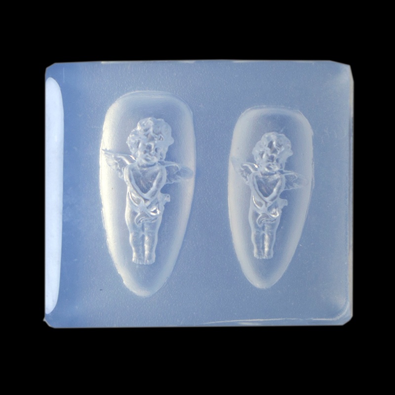 [Hàng mới về] Khuôn silicone tạo hình dòng thiên thân làm nhãn dán móng tay và trang sức DIY 10MK