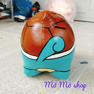 Heo đất pokemon rùa nước - heo đất handmade