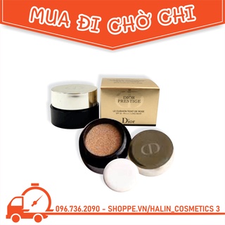 Phấn nước 💖FREESHIP💖phấn nước Dior Prestige LE Cushion Teint De Rose SPF50 PA+++ Long Wear mini 4g