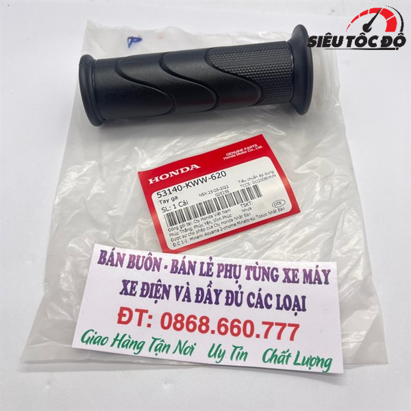 Tay ga phải Wave RS 110 / Wave S110 Zin Honda - 53140KWW620