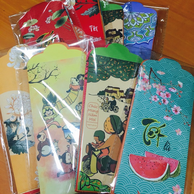 Combo 10 xấp bao lì xì