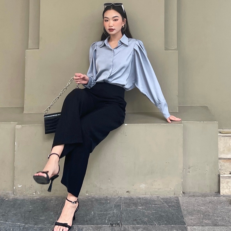 Emie Trousers / Quần âu dáng suông