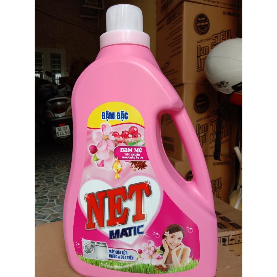 COMBO 3 CHAI Nước giặt NET Matic 3.6kg/chai (Nguyên Thùng)