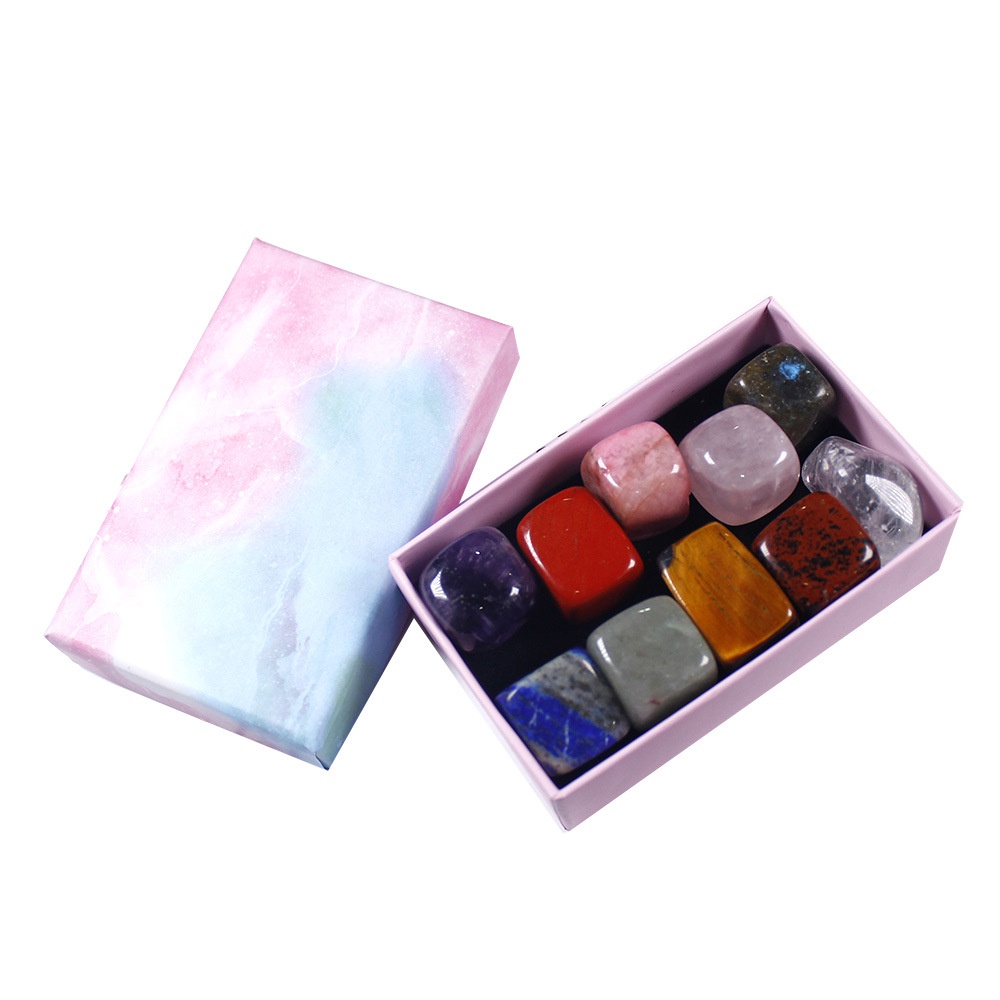 Hộp 10 viên đá thanh tẩy bài Tarot cao cấp