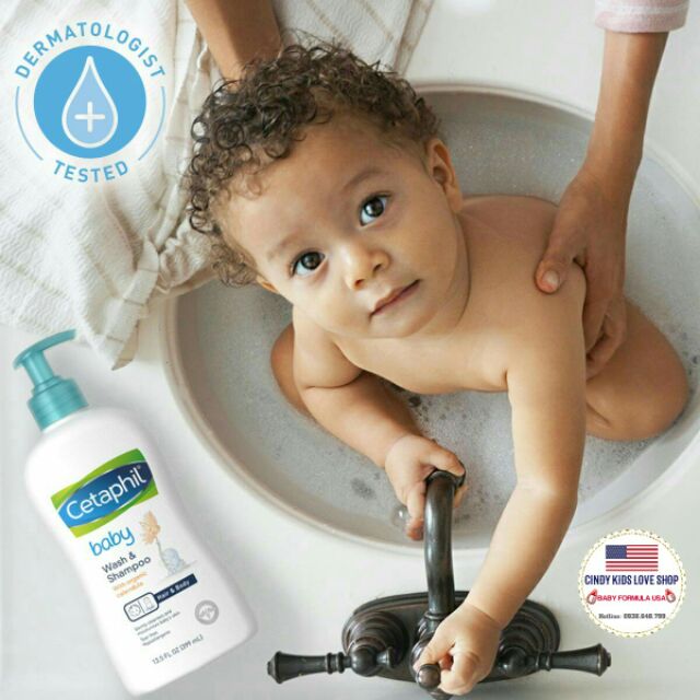 Sữa Tắm Baby/Dưỡng ẩm Cetaphil 399ml dịu nhẹ cho da bé