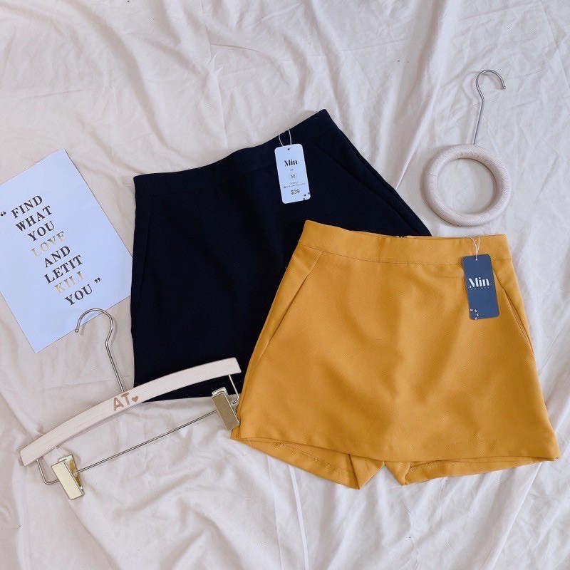 [ Mã FAMAYWA giảm 10K đơn 50K] Chân váy 2 màu đen vàng dành cho nữ | BigBuy360 - bigbuy360.vn