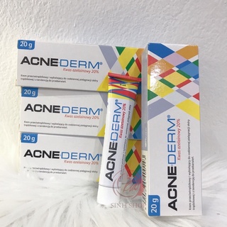   bill sau  Kem Giảm Mụn Làm Trắng Da Acne Derm 20% Azelaic 20g hàng balan 