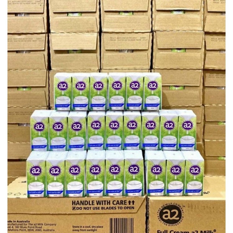 Sữa nước A2 200ml thùng 24 hộp date mới