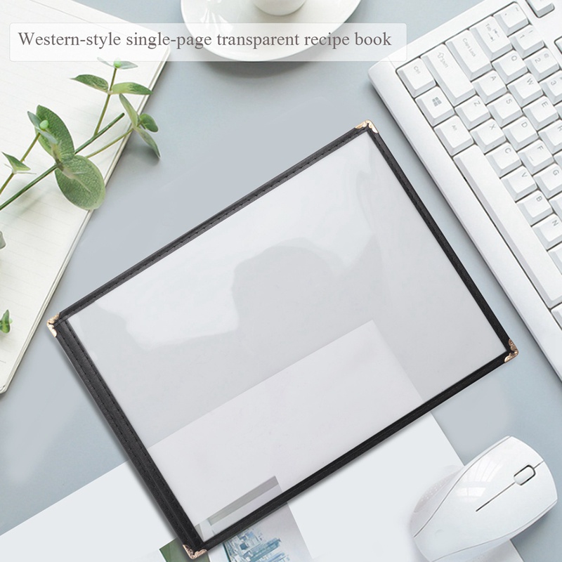 Bộ 10 Tấm Giấy Bọc Menu 2 View Phù Hợp Cho Nhà Hàng Kích Thước 8.5X11 Inch