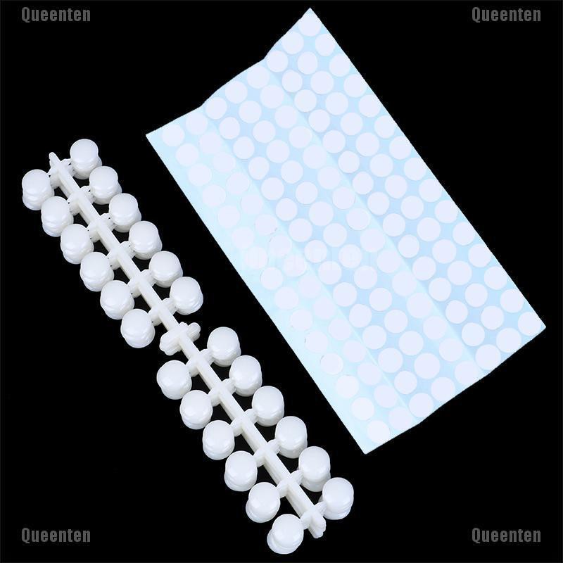 ★Set 120 Móng Tay Giả Họa Tiết Chấm Bi Nhiều Màu Sắc