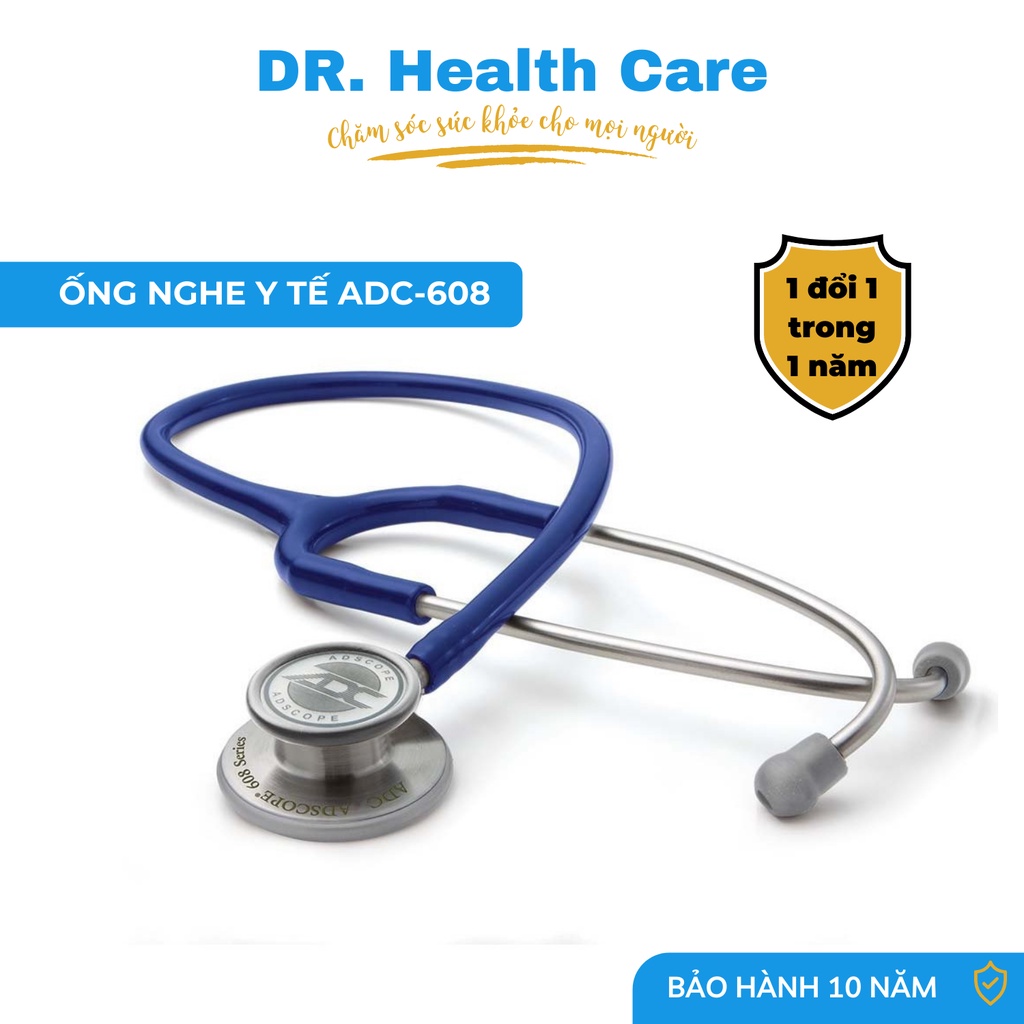 Ống nghe Y Tế ADC 608 (dùng được cho khám người lớn và trẻ em)