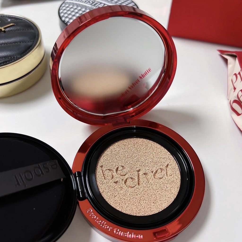 Phấn Nước Che Phủ Espoir Pro Tailor Be Velvet Cover Cushion SPF 34 PA++  - Kèm lõi Refill