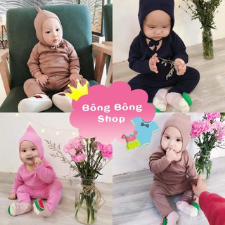 XẢ HÀNG - TẶNG KÈM MŨ - SET LEN TĂM CHO BÉ - Bộ thu đông cho bé