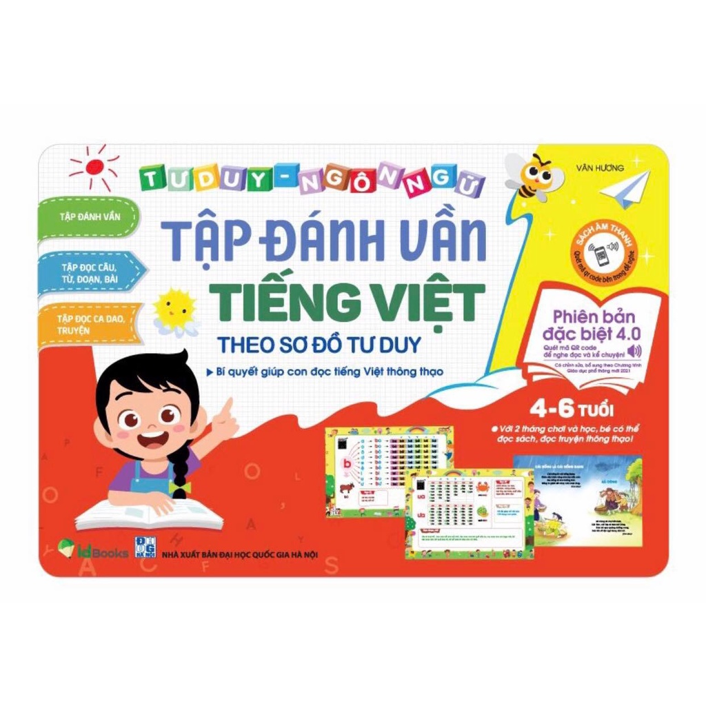 Combo Sách chuẩn bị cho bé vào lớp 1 lẻ tùy chọn (Tập Đánh vần + Bé Khởi đầu tập viết + chinh phục toán) hoc)