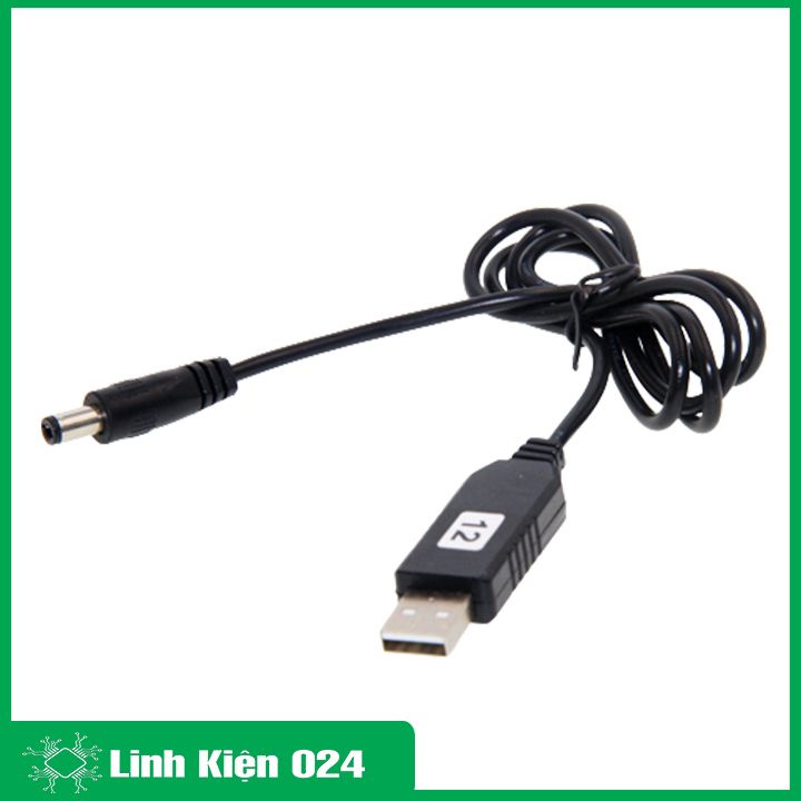 Dây USB dài 1 mét đầu vào 5V đầu ra 9V / 12V