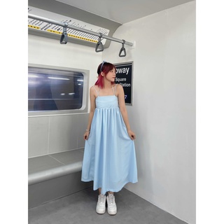 Váy dài 2 dây cổ yếm | Sophia Dress | Secodee