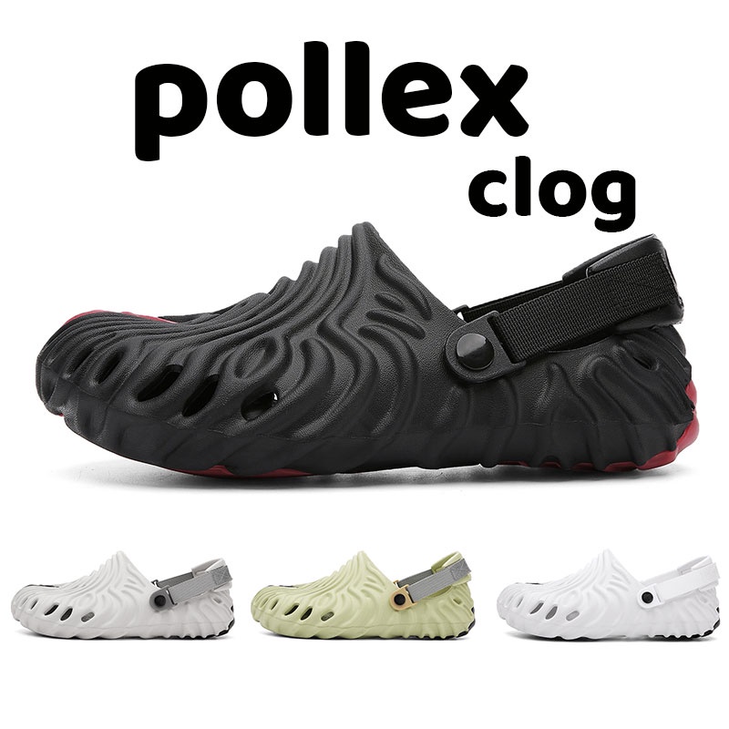 Ins Bán Chạy Sandal Thể Thao Khoét Lỗ Rỗng Thoáng Khí Pollex Clog Cho Nam