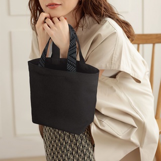 Túi vải Canvas mini thời trang, túi đựng 2 bình nước, đựng hộp cơm nhỏ