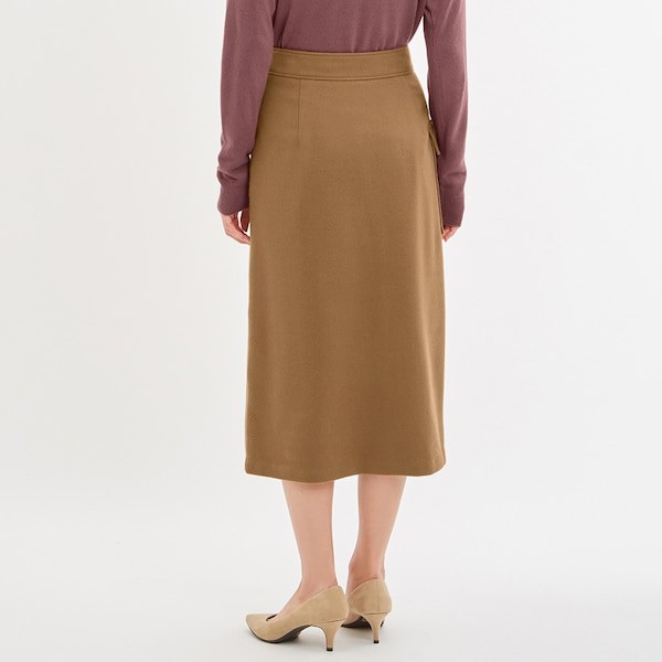 Chân váy dạ bút chì túi ốp cá tính mà duyên dáng của GU - Nhật