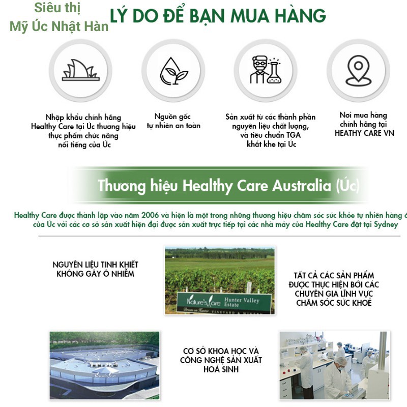 Viên uống Healthy Care Omega 3 6 9 Ultimate 200 viên của Úc