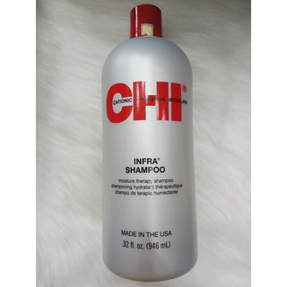 Dầu gội dưỡng tóc dành cho tóc khô và hư tổn CHI Infra Shampoo Moisture Therapy Shampoo 946ml