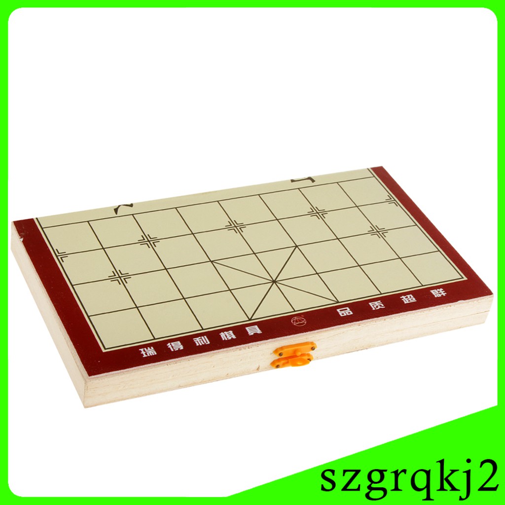 Bộ Cờ Tướng Bằng Gỗ Gấp Gọn Truyền Thống