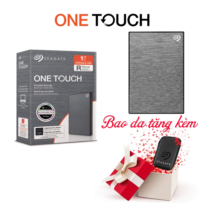 Ổ cứng di động HDD Seagate One Touch 1TB USB 3.0, 2.5&quot;