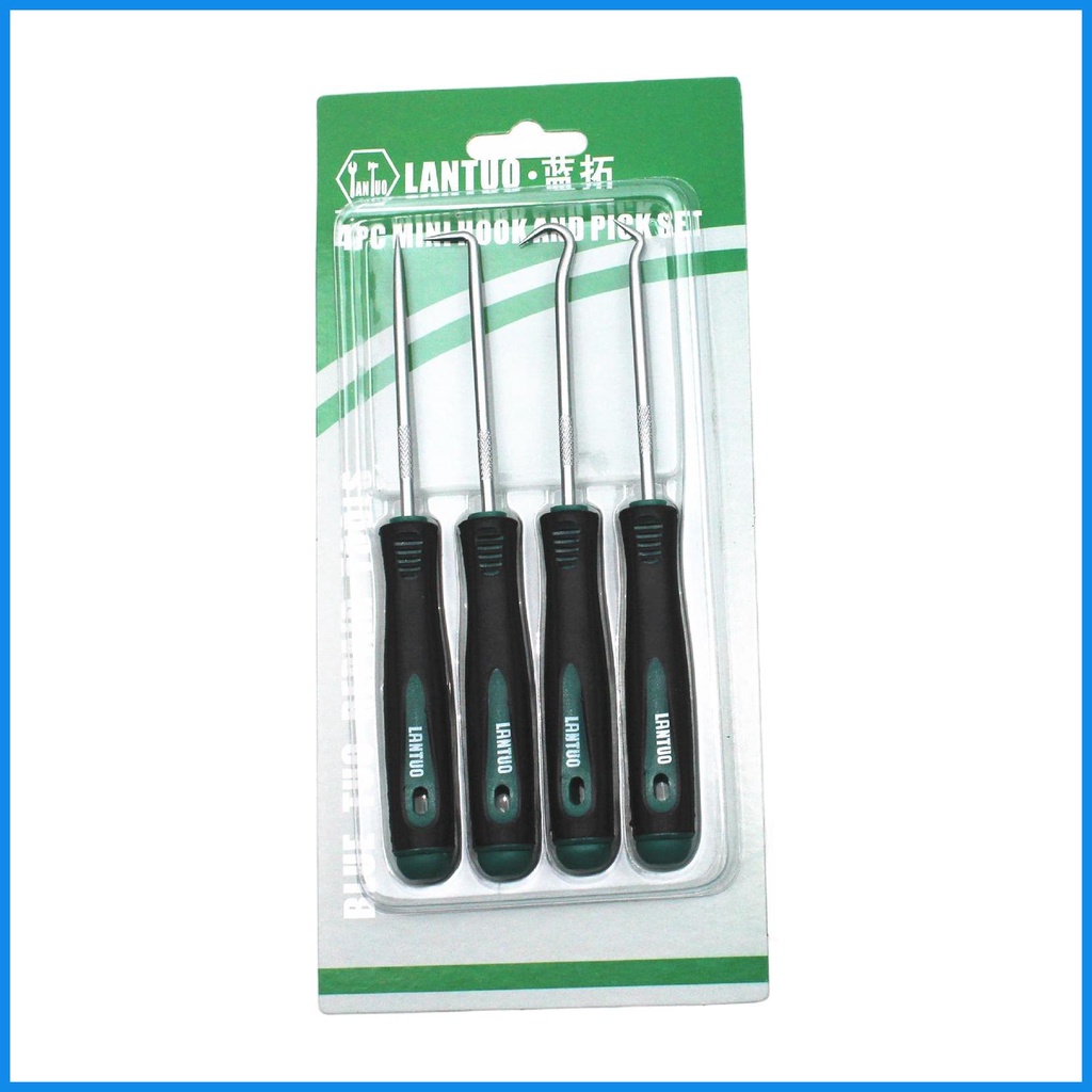 Bộ 4 Tua Vít Kéo Niêm Phong Xe Hơi Mini Kèm Móc Kéo
