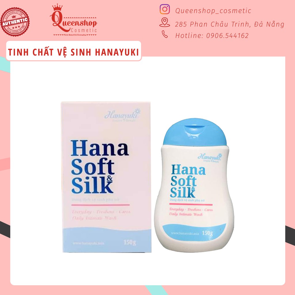 Dung dịch vệ sinh phụ nữ Hanayuki Soft &amp; Silk