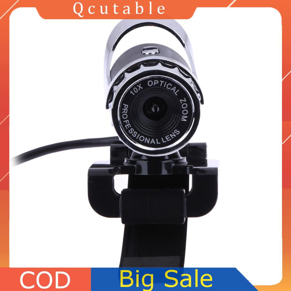 Webcam Usb 300,000 Pixel Hd Xoay 360 Độ Cho Máy Tính