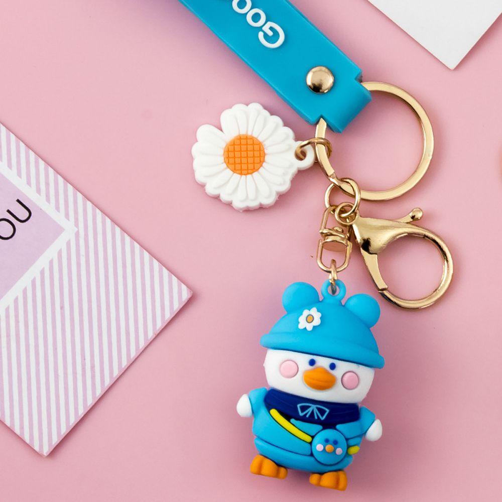 Móc Khóa Hình Vịt May Mắn Dễ Thương