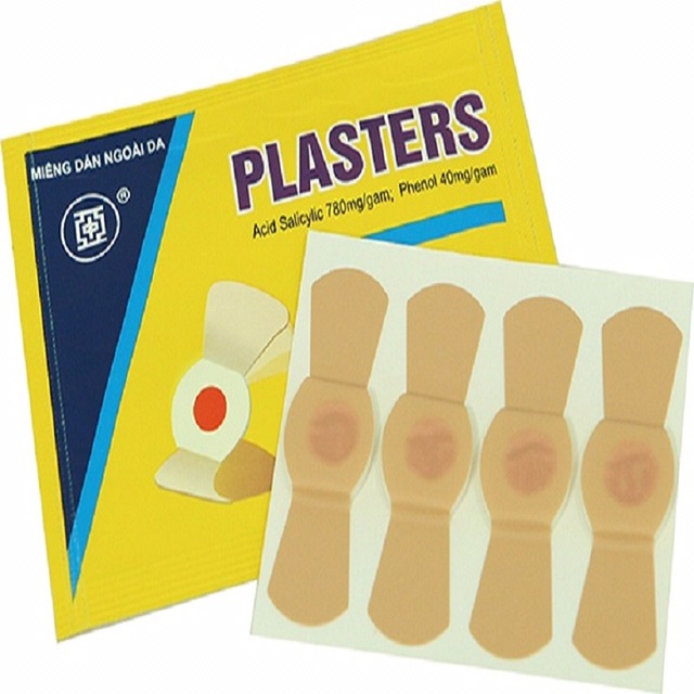 Túi 4 miếng dán mụn cơm mụn cóc plasters